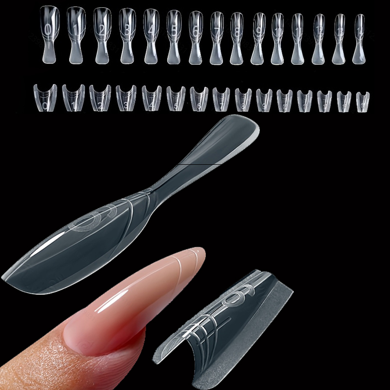 Nail Art Leopard - 240 Pieces of Dual-Form Nail Forms