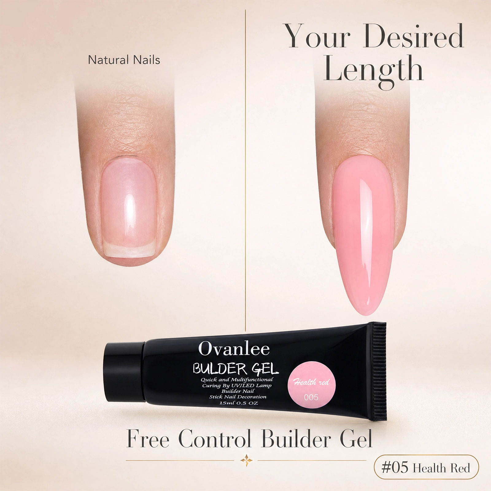 Polygel Nail Kit - Ovanlee 12-Color Polygel Nail Kit –