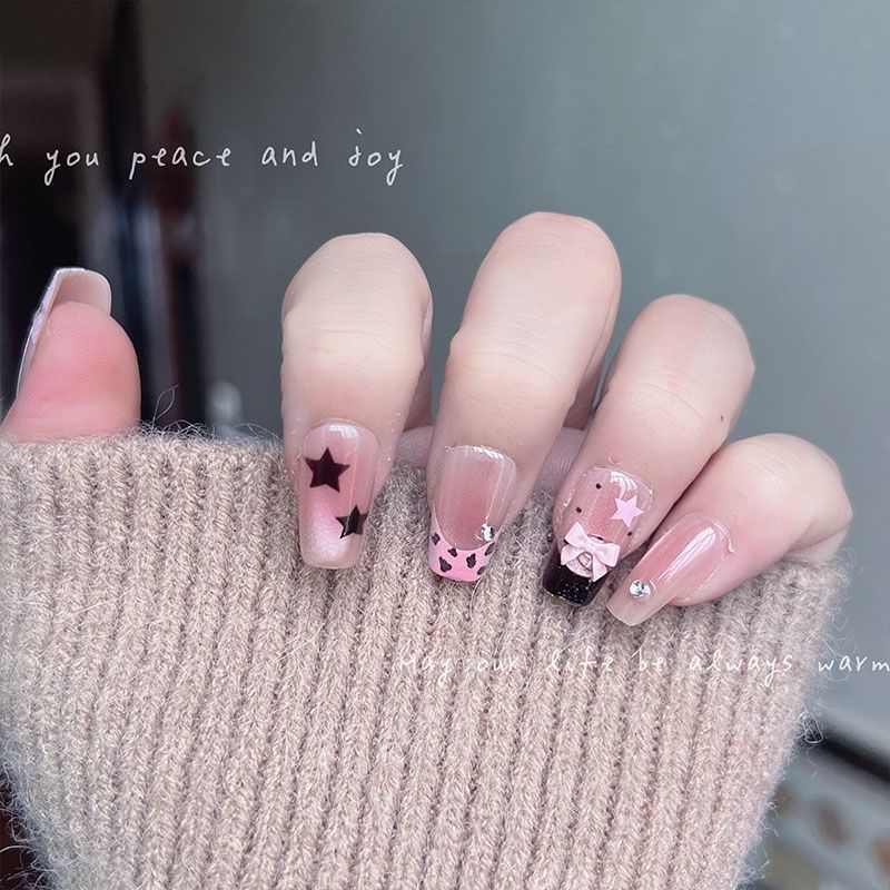 10pcs Short Square Press On Na - Nail Art Leopard review and price