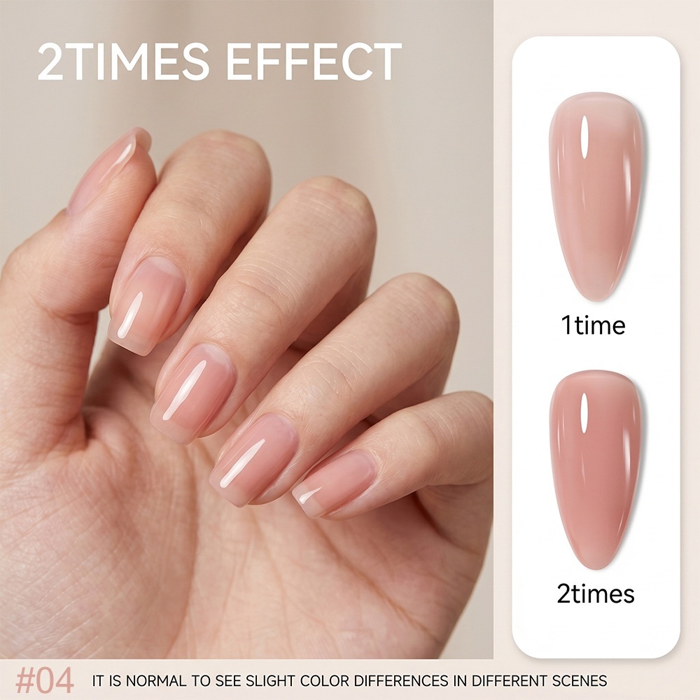 Hassleless 15ml Sheer Nude Pin - Nail Art Natural Pink review and price