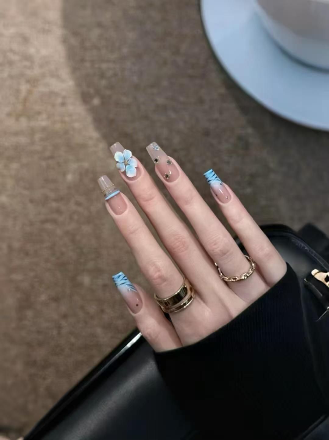 10pcs Handmade Middle Press On - Nail Art Zebra review and price