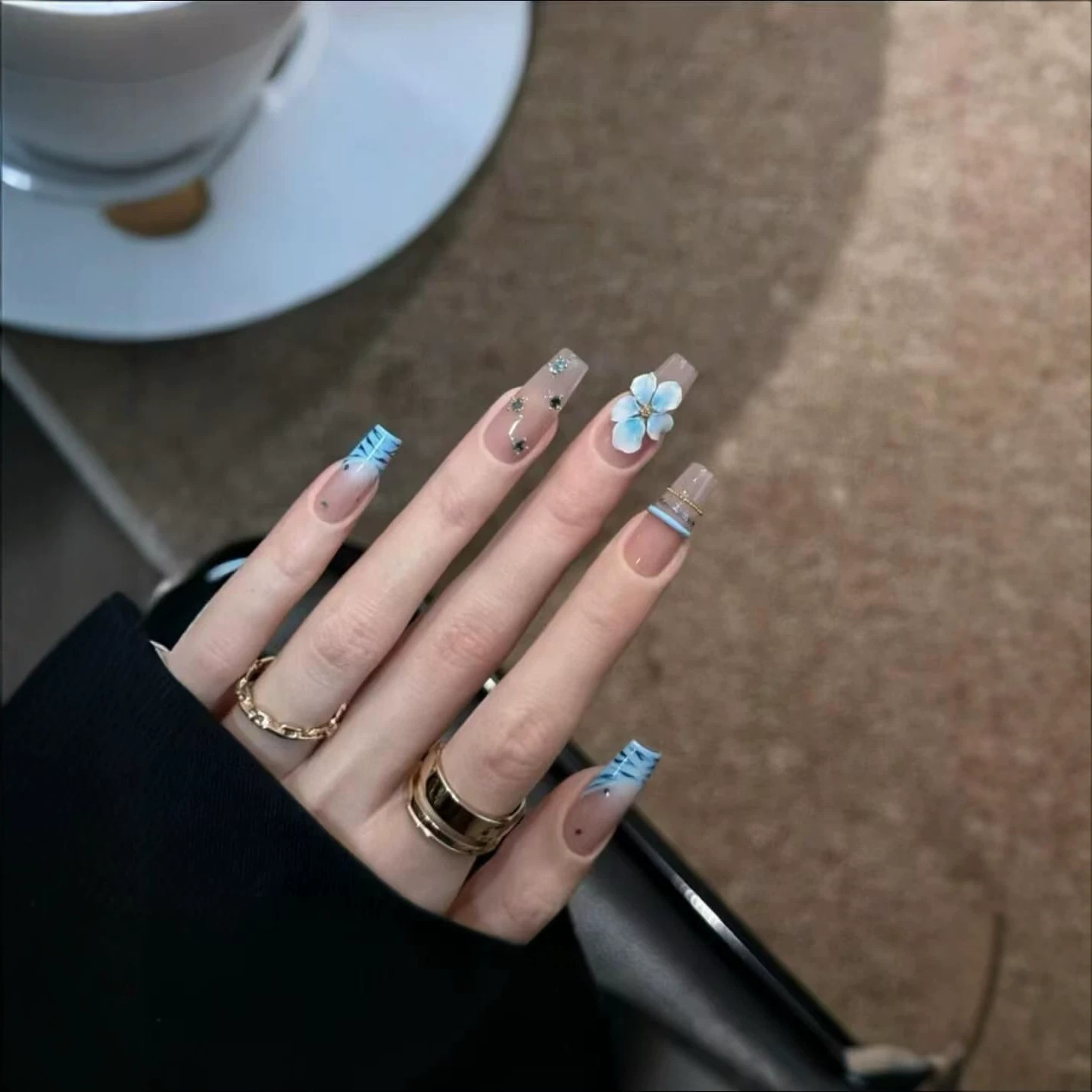 10pcs Handmade Middle Press On - Nail Art Zebra review and price