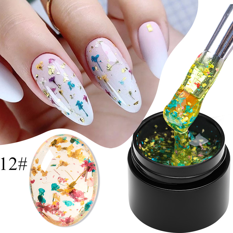 MEET ACROSS 5ml Pink Dried Flo - Nail Art Natural Pink review and price