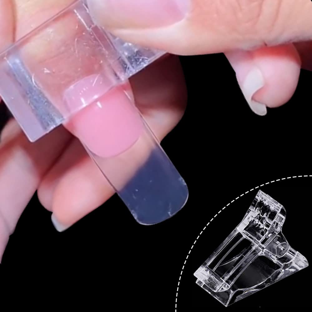 Nail Tips Clip for Quick Build - Polygel Nail Kit review and price