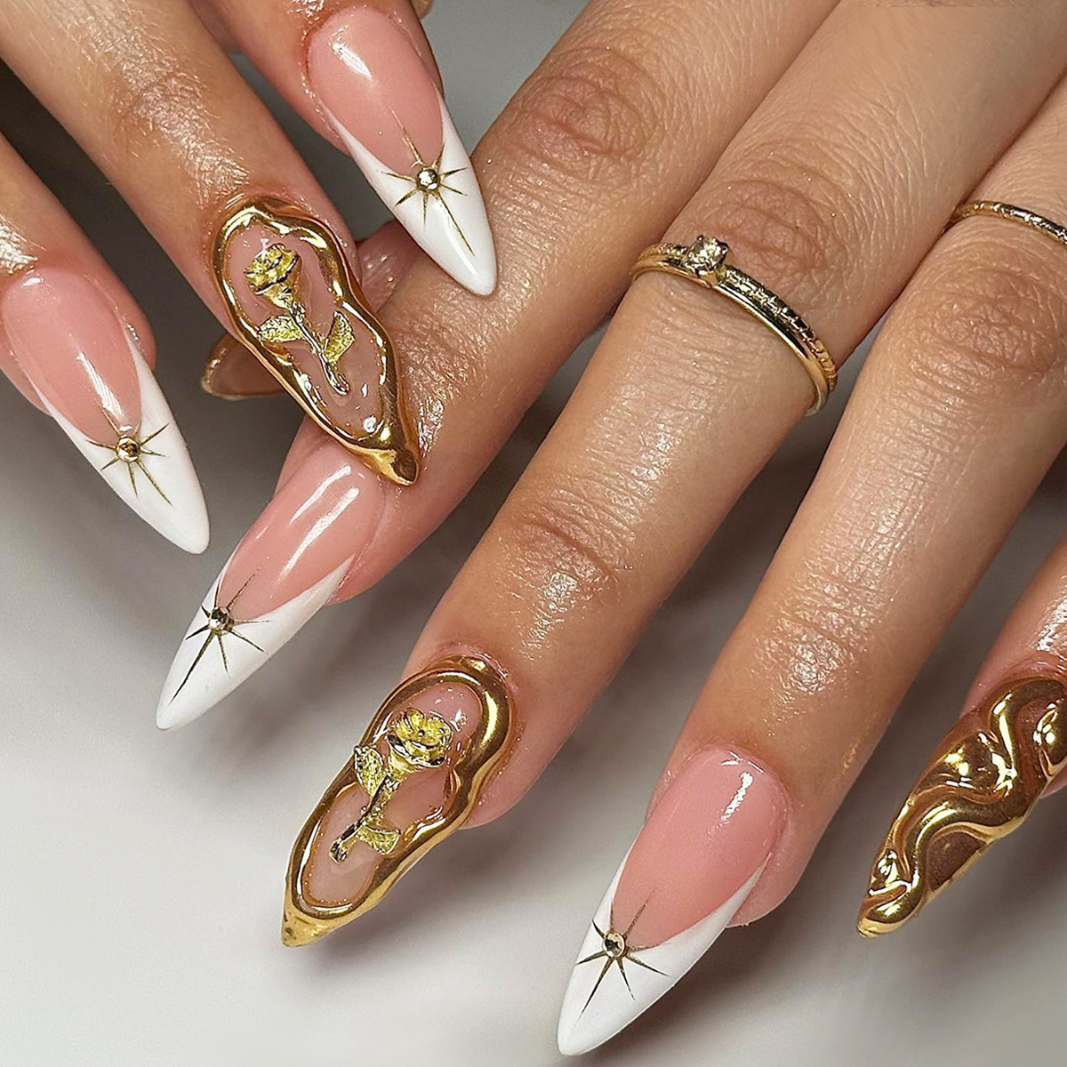 24Pcs Leopard Print French Alm - Nail Art Leopard review and price