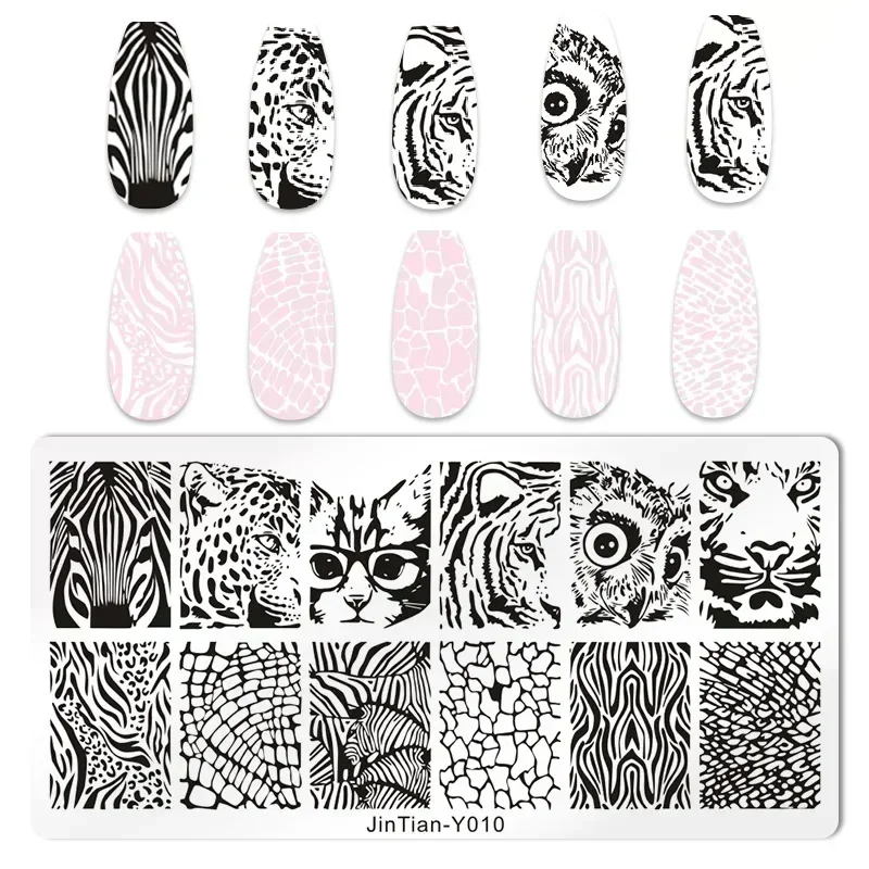 Tiger Zebra Leopard Print Nail - Nail Art Zebra review and price