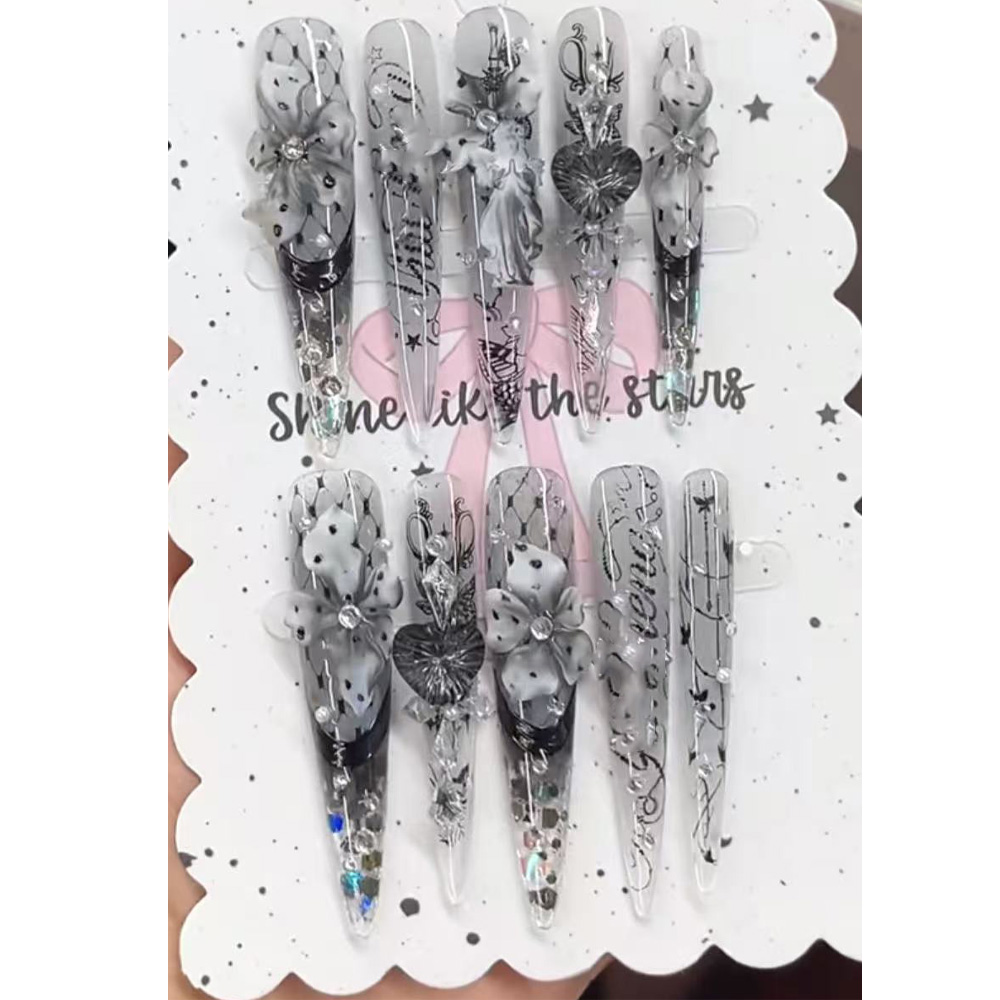 Y2K Spicy Girlish Style Leopar - Nail Art Leopard review and price