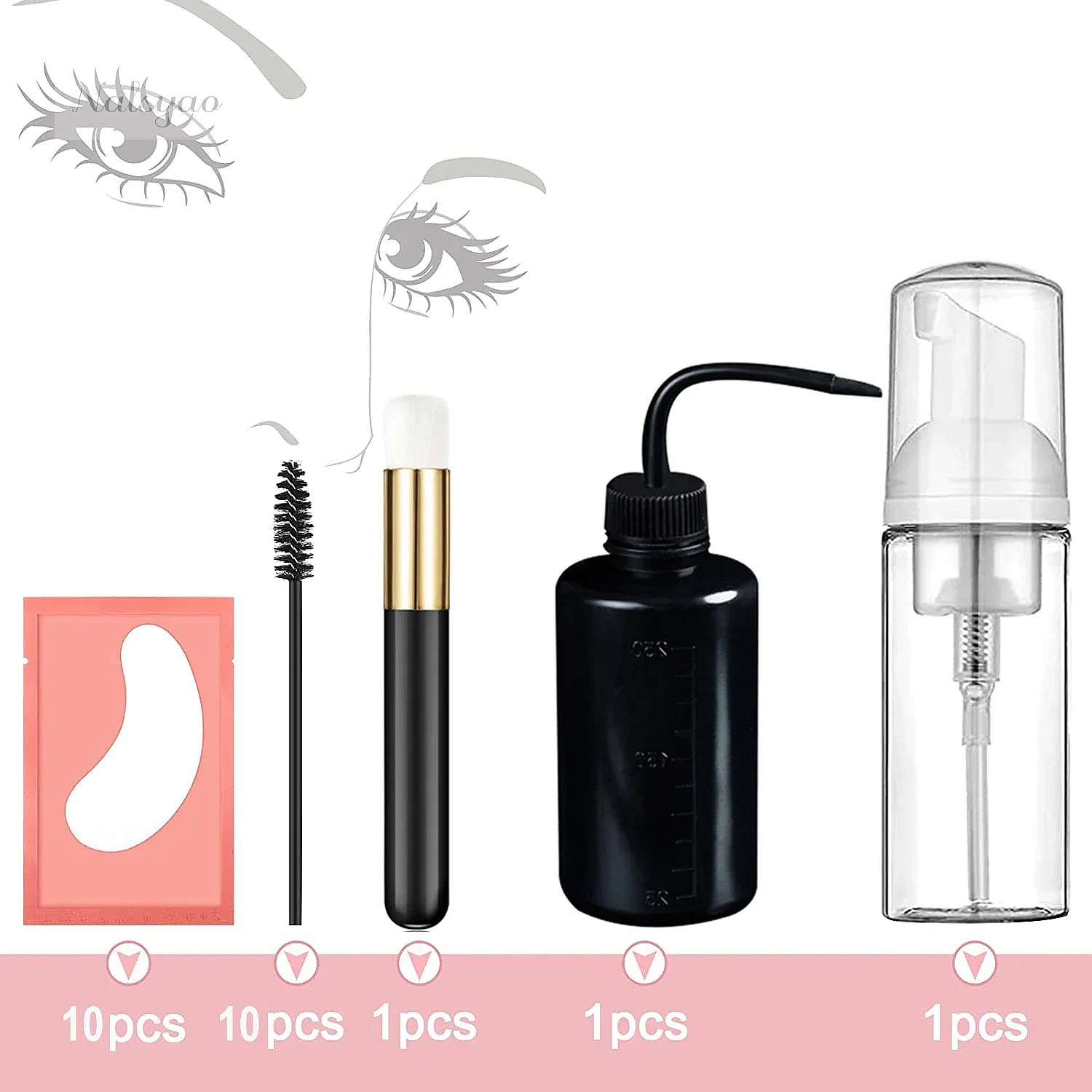 Eyelash Extension Cleaning Kit - Nail Art Extension review and price