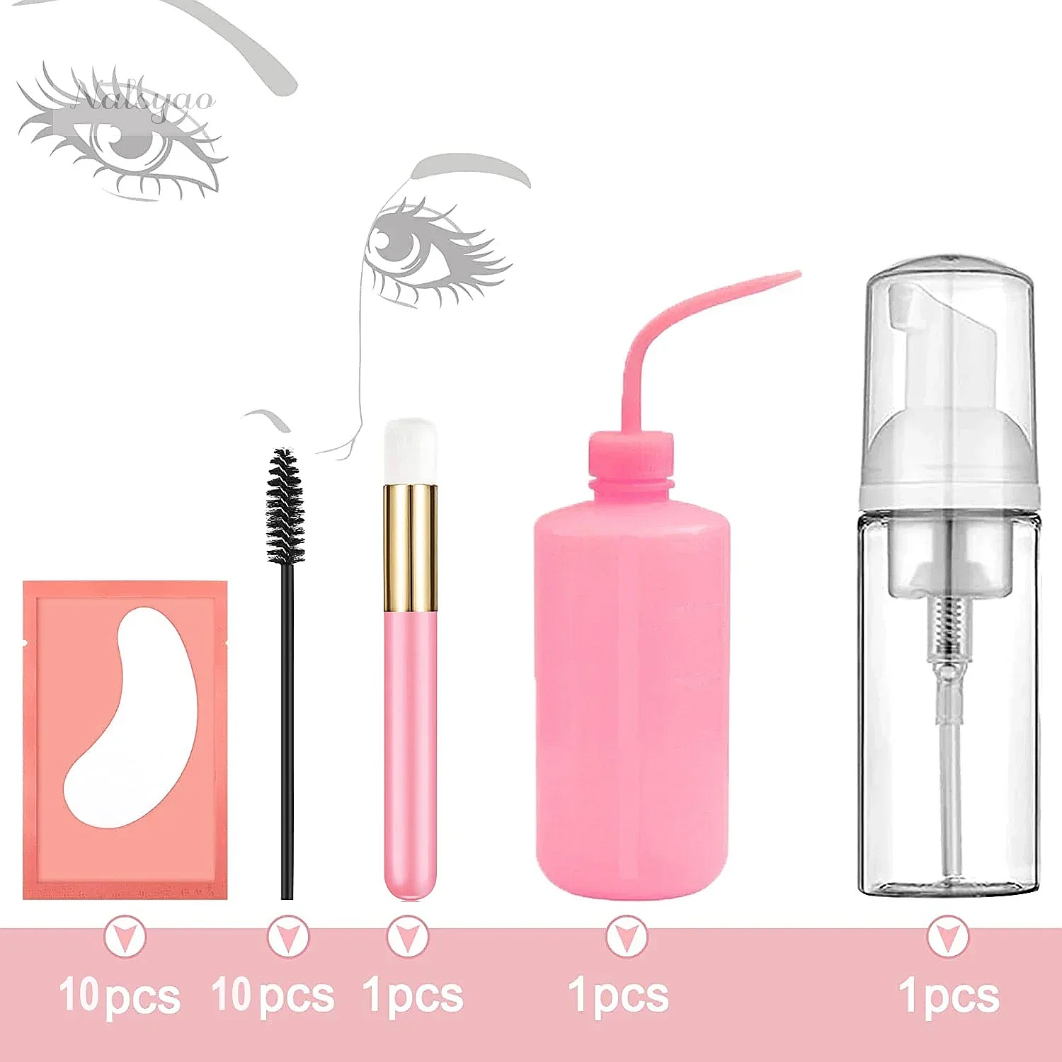 Eyelash Extension Cleaning Kit - Nail Art Extension review and price