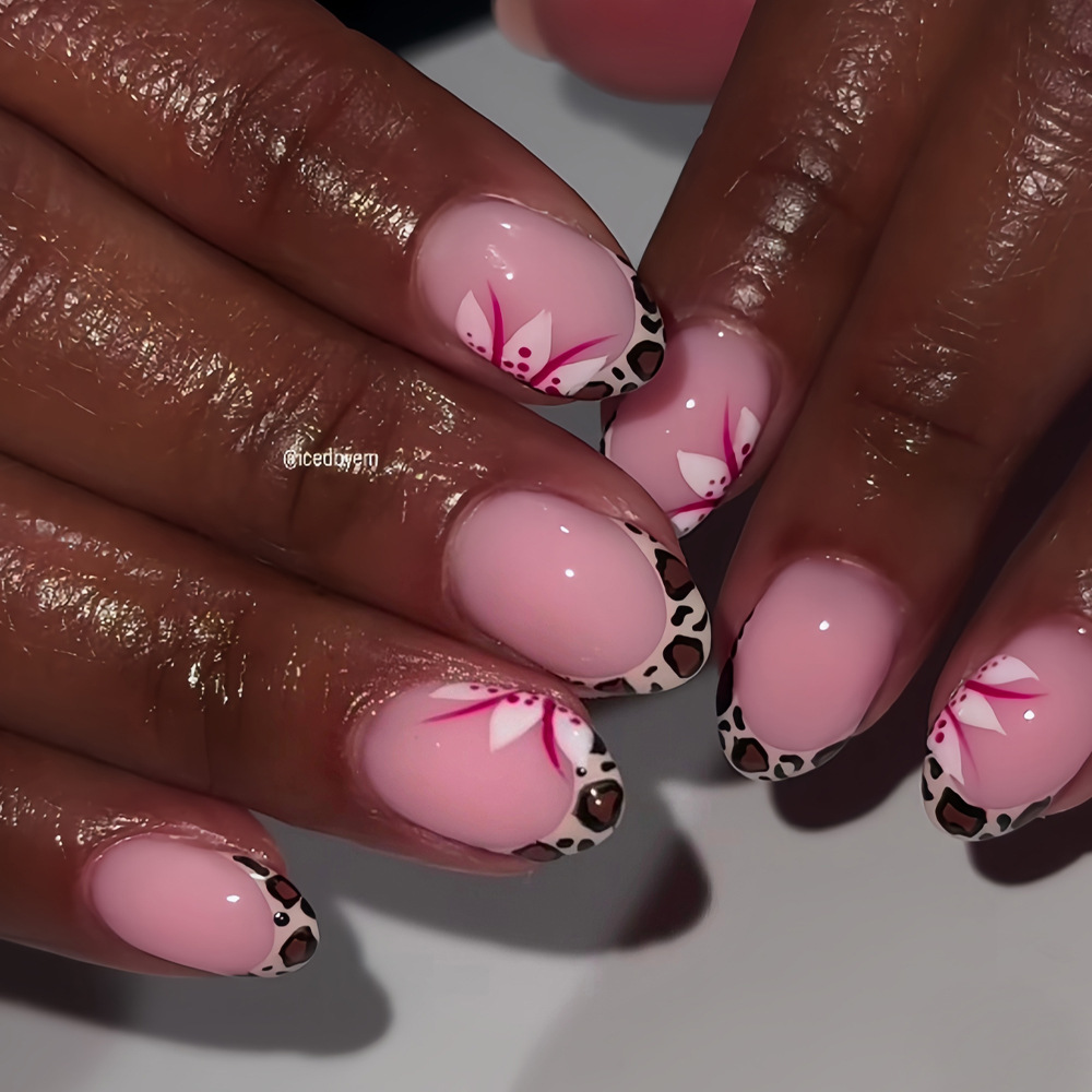 Short long fake nails for wome - Nail Art Leopard review and price