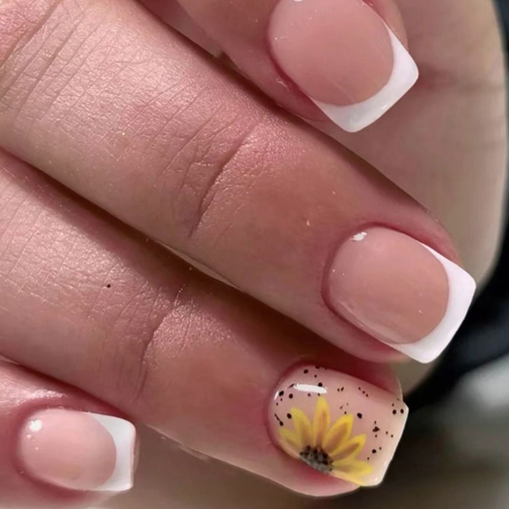 New Short Round False Nails Ze - Nail Art Zebra review and price