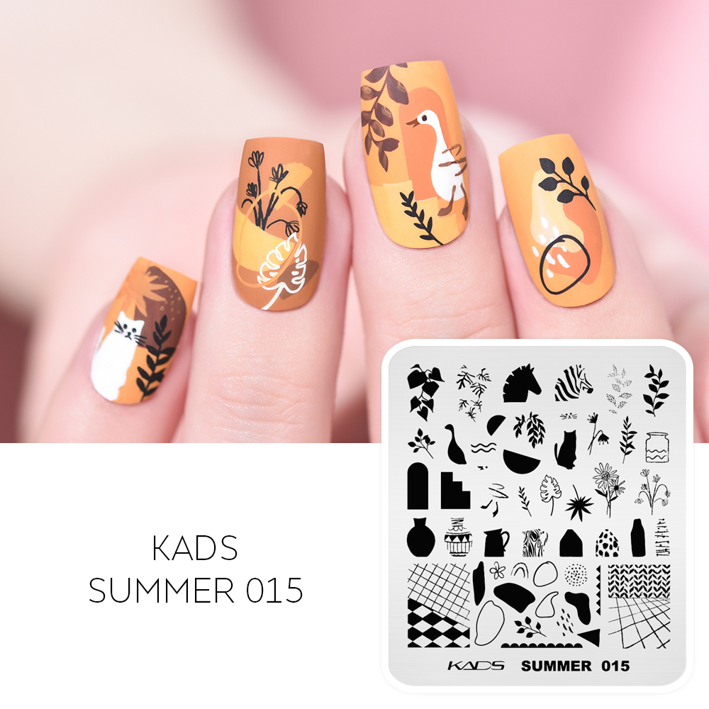KADS Summer 015 Nail Art Plate - Nail Art Zebra review and price