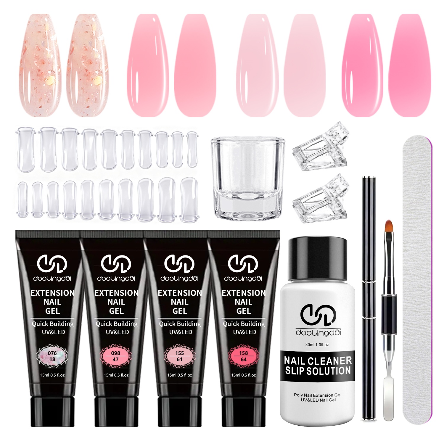 Duolingdai Poly Gel Nail Kit S - Polygel Nail Kit review and price
