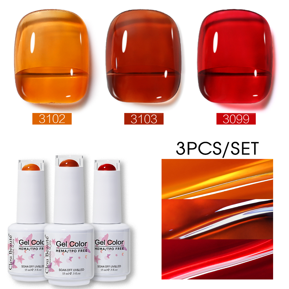 Clou Beaute 3pcs Ice-clear Jel - Nail Art Natural Pink review and price
