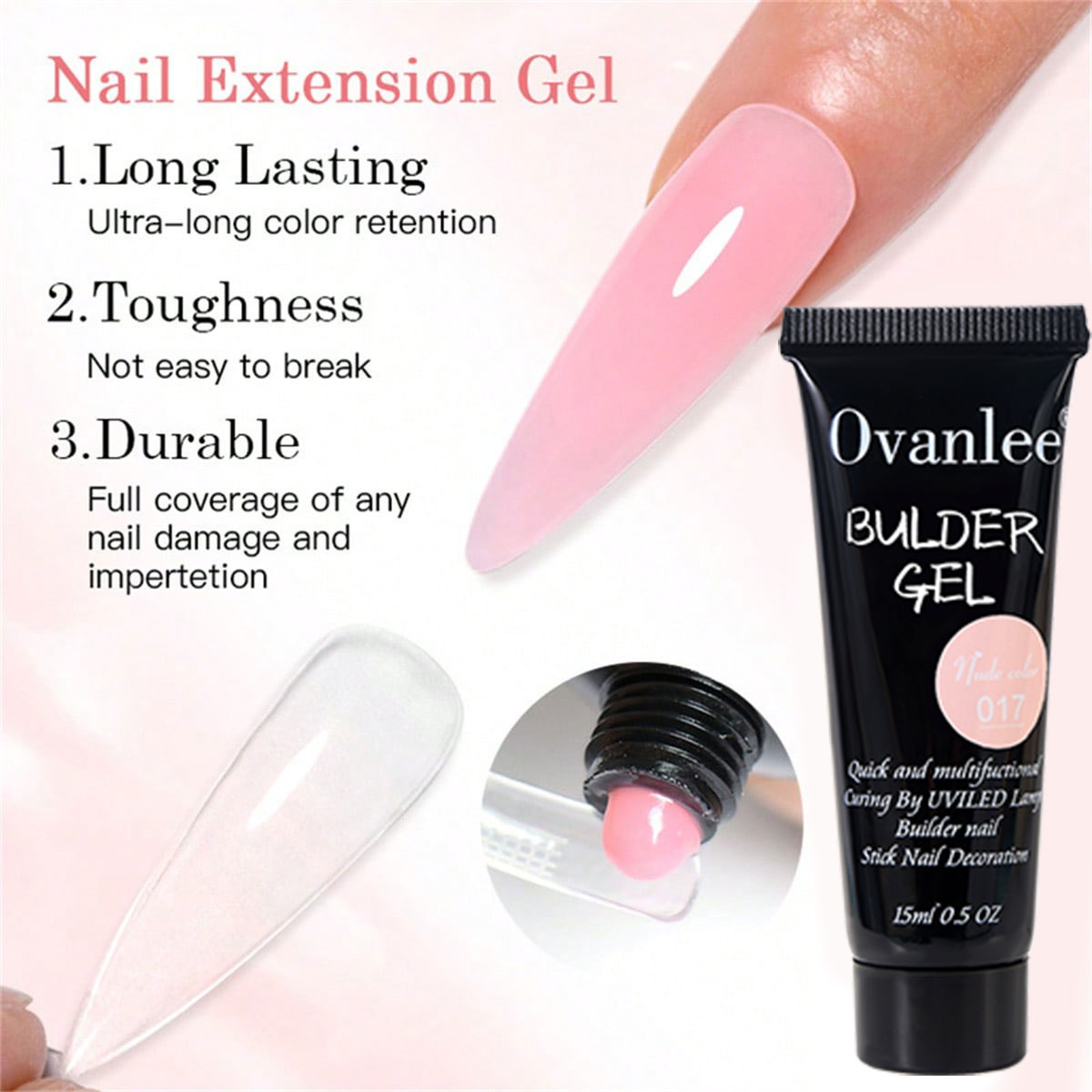Ovanlee 18-In-1 Form-Free Poly - Polygel Nail Kit review and price