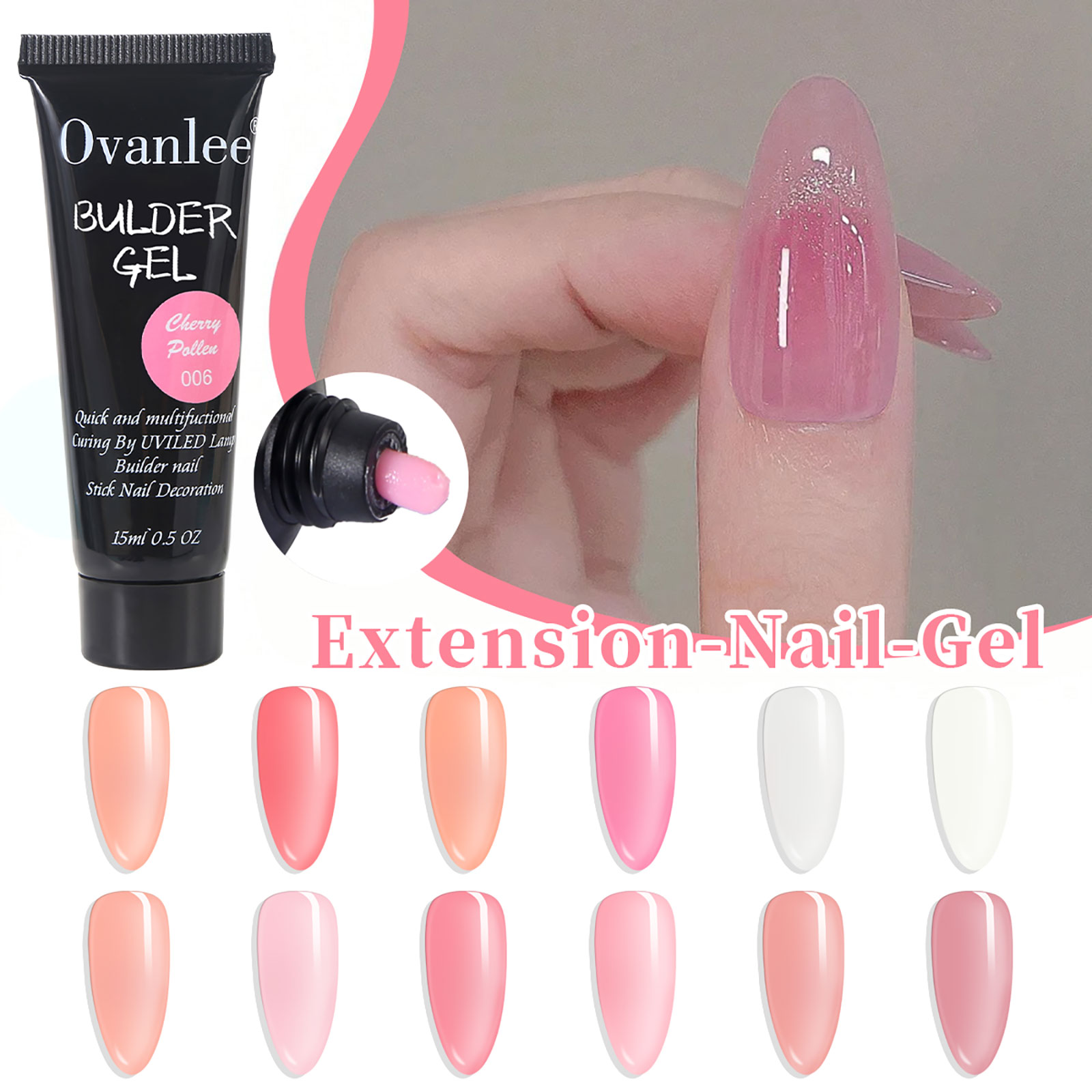 Ovanlee 12-Color Polygel Nail  - Polygel Nail Kit review and price